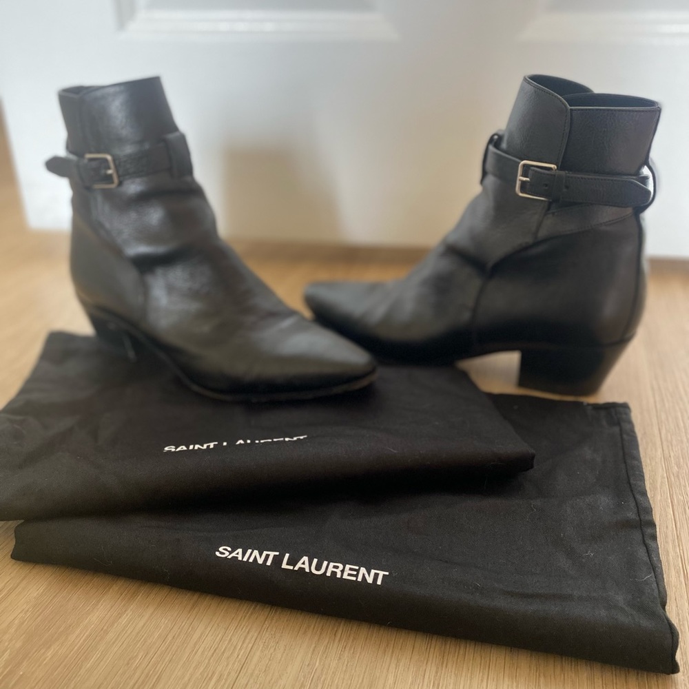 Saint Laurent Jodhpur Booties- Great Condition!